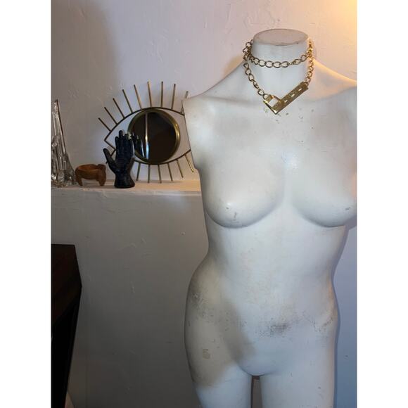 Vintage Belt, Gold, Brass Buckle, 70s 80s - Picture 10 of 12